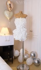 Đầm Voan Hoa Lượn Sóng