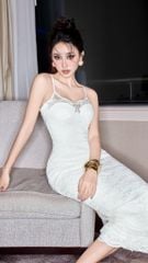 Đầm 2S Ren Kèm Charm