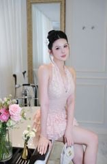 Đầm Ren Yếm Tầng