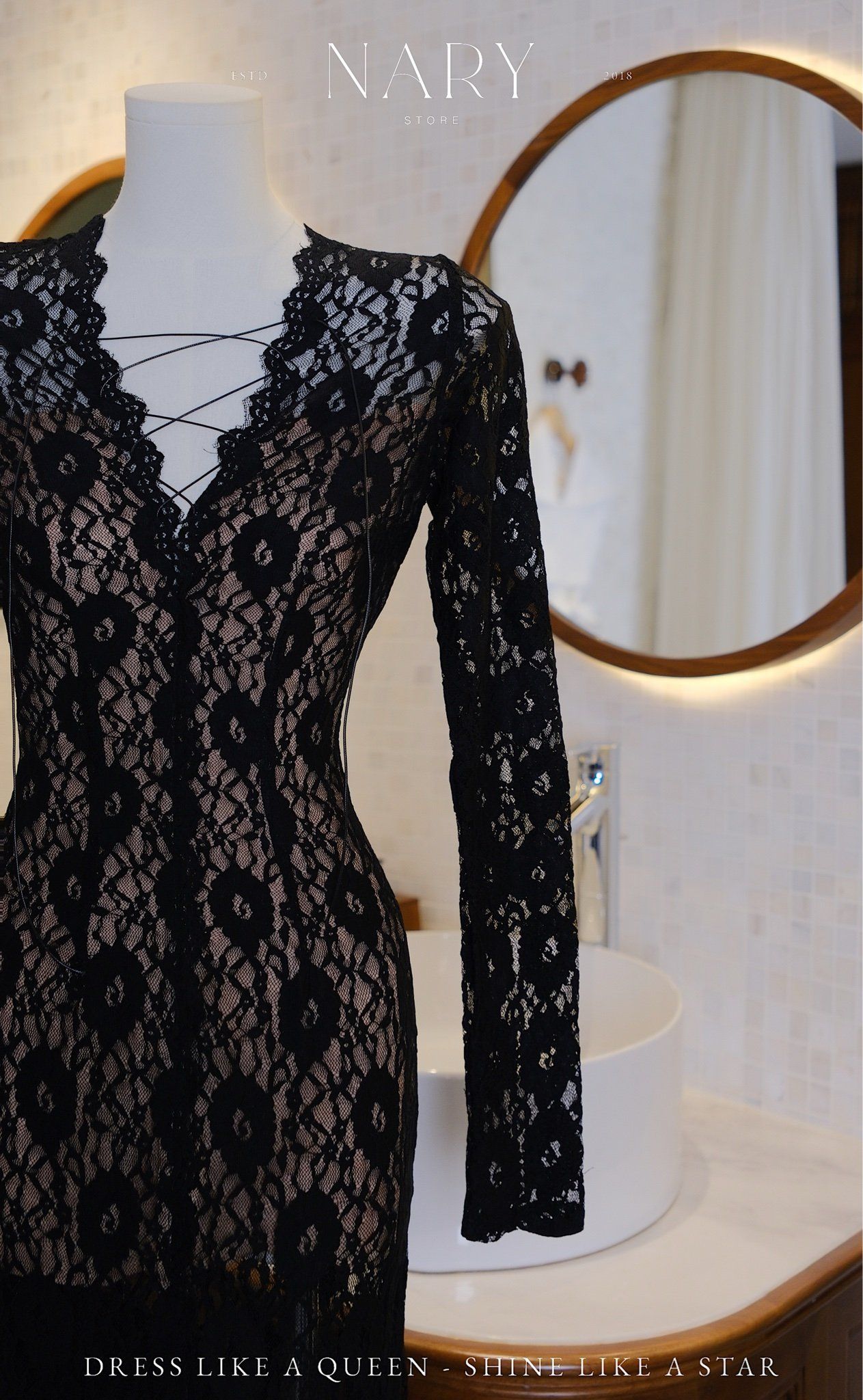 Đầm Ren TD Đan Dây