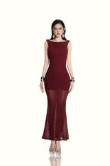 Đầm Ren Đuôi Cá Hở Lưng