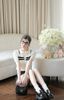 Áo Len Viền Màu Cổ SM