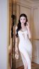 Đầm Thun Khoét Ngực Liền Đá