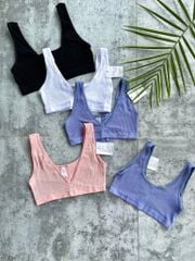 Áo Bra Thun Cổ Tim QC
