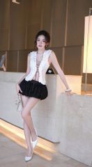 Áo Lưới  Bèo Đan Dây