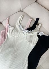 Đầm Thun Phối Ren Kèm SM