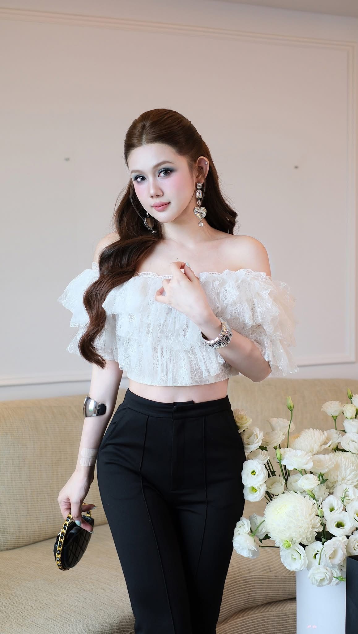 Quần Lưng Cao Ống Loe