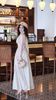 Đầm Chấm Bi Dài Cột Yếm