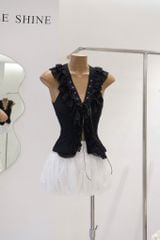 Áo Lưới  Bèo Đan Dây