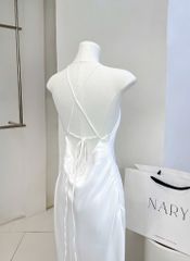 Đầm Yếm Lụa Đan Dây