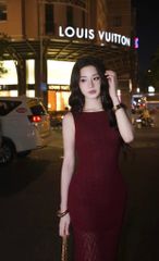 Đầm Ren Đuôi Cá Hở Lưng