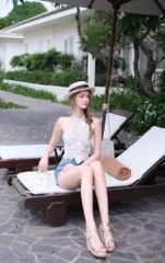 Áo Yếm Ren Kết Hoa