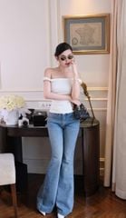 Áo Thun Bẹt Vai Xoắn