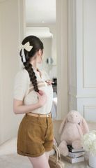 Áo Len Viền Màu Cổ SM
