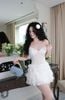 Đầm Ren Tầng Họa Tiết