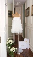 Đầm Babydoll Tầng Viền Đá