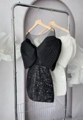 Đầm Kim Sa Nơ 2 Bên