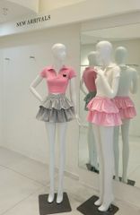 Chân Váy Thun Xoè 2 Tầng