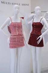 Set Nút Dạ Viền Dây Xích