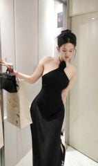 Maxi Yếm Lụa Kèm Hoa