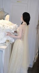 Đầm Lưới Cột Yếm Kèm Charm