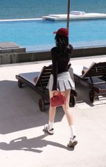 Chân Váy Thun Xếp Li