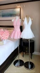 Set Voan Yếm Nút Bọc
