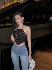 Áo Yếm Lưới Đính Đá