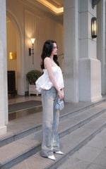 Áo Ống Hở Lưng Đính Nơ Sau