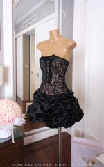 Đầm Cup Tùng Bí Đính Nơ