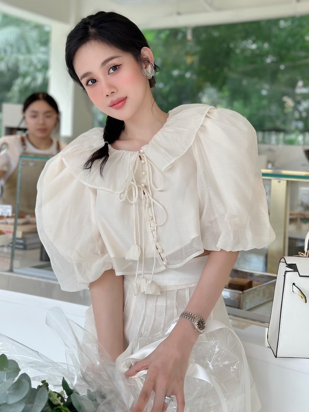 Set Áo Nút Ngọc Trai