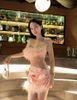 Đầm Lụa Kết Lông