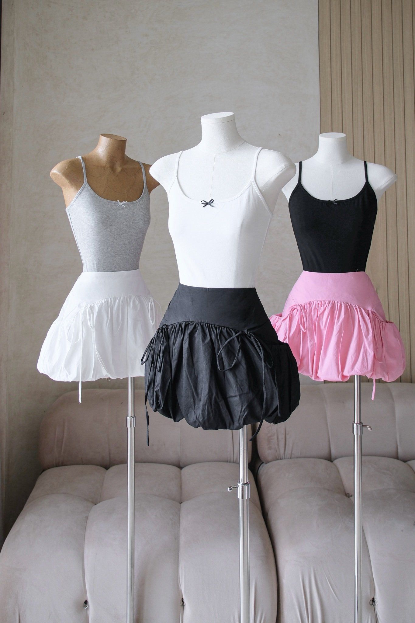 Áo 2S Thun Trơn Đính Nơ