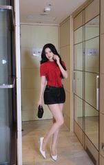 Áo Cổ Lọ Dây Choàng Vai
