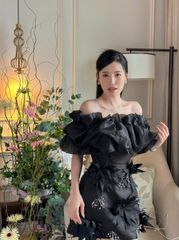 Đầm Bông Hoa Cắt Nhọn