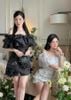 Đầm Bông Hoa Cắt Nhọn