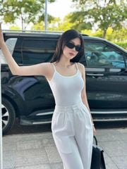 Set  Quần Ống Rộng + Áo Bodysuit