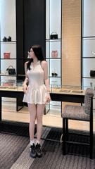 Đầm Xòe Cổ SM Khóa Kéo
