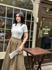 Chân Váy  Kaki Bảng V