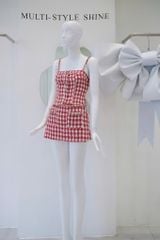 Set Nút Dạ Viền Dây Xích