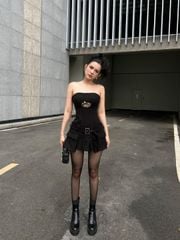 Đầm Ống Đai Nịt Khoen Ngực