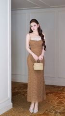 Đầm Cổ Đổ Cột Dây Sau