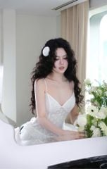 Đầm Ren Tầng Họa Tiết