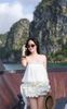 Đầm Ống Voan Tầng Viền Đá
