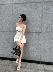 Đầm Ống Đai Nịt Khoen Ngực