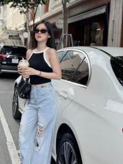 Áo Thun Gân Viền Balo