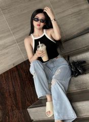 Áo Thun Gân Viền Balo