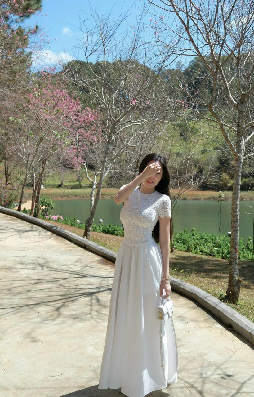 Đầm Tay Con Nhung Tùng Kate