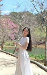 Đầm Tay Con Nhung Tùng Kate