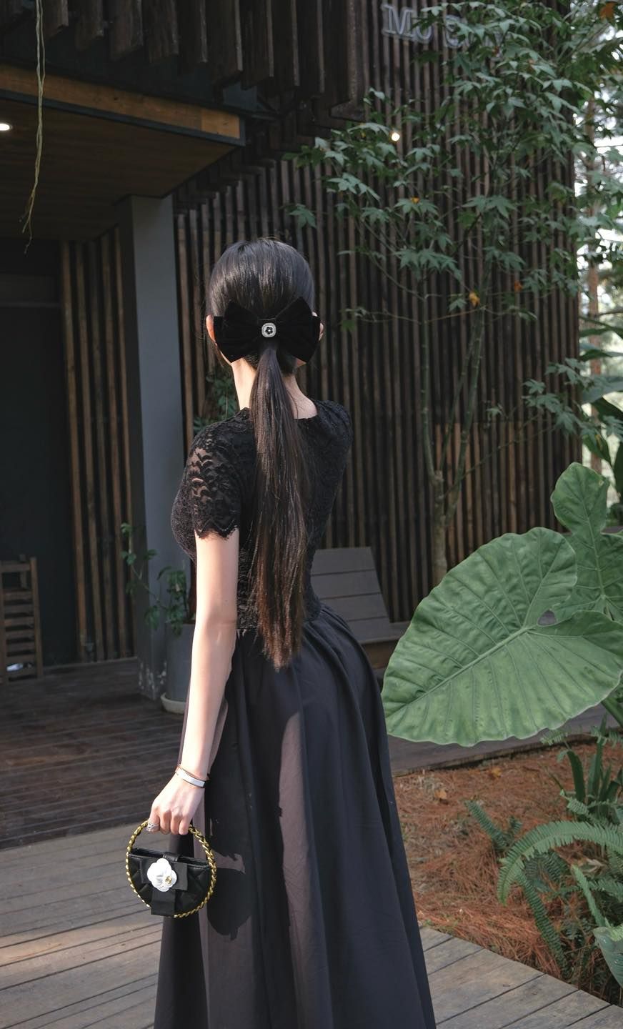 Đầm Tay Con Nhung Tùng Kate